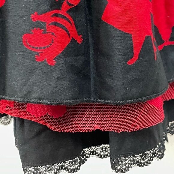 Disney Alice In Wonderland Queen Of Hearts Dress Size L New without tag - Picture 10 of 14